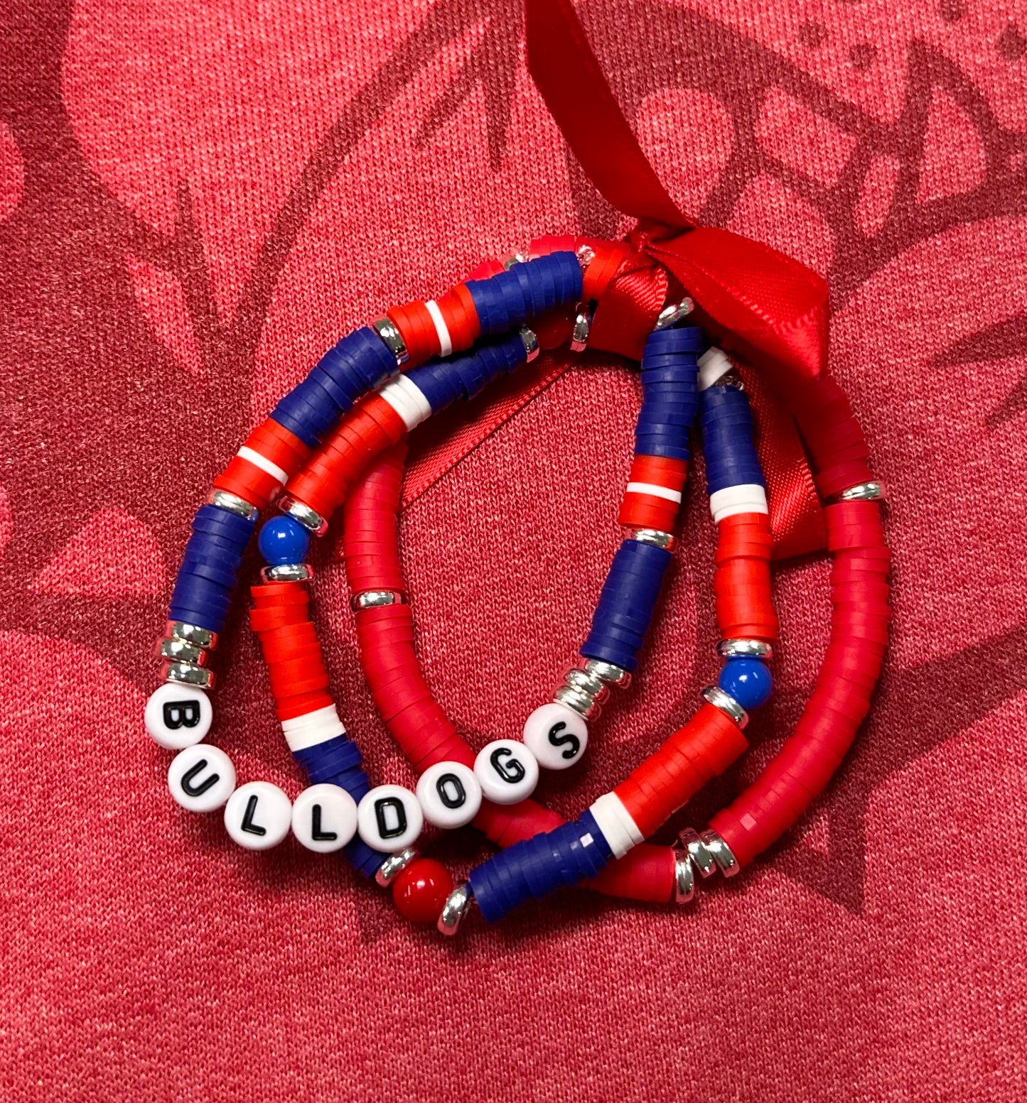 Gameday School Spirit Bracelet Stacks Customized colors