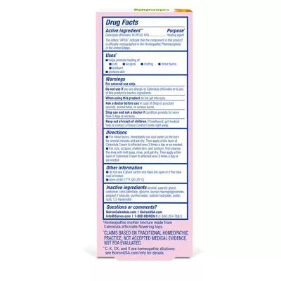 Calendula Cream by Boiron Homeopathic Medicine For First Aid