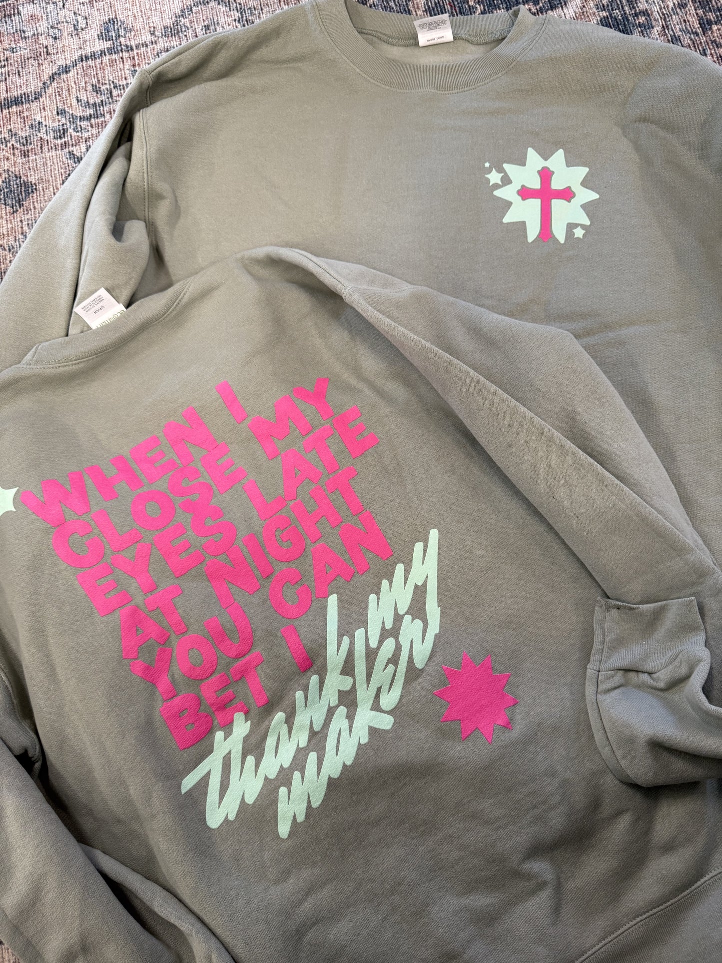 'Thank My Maker' Crewneck