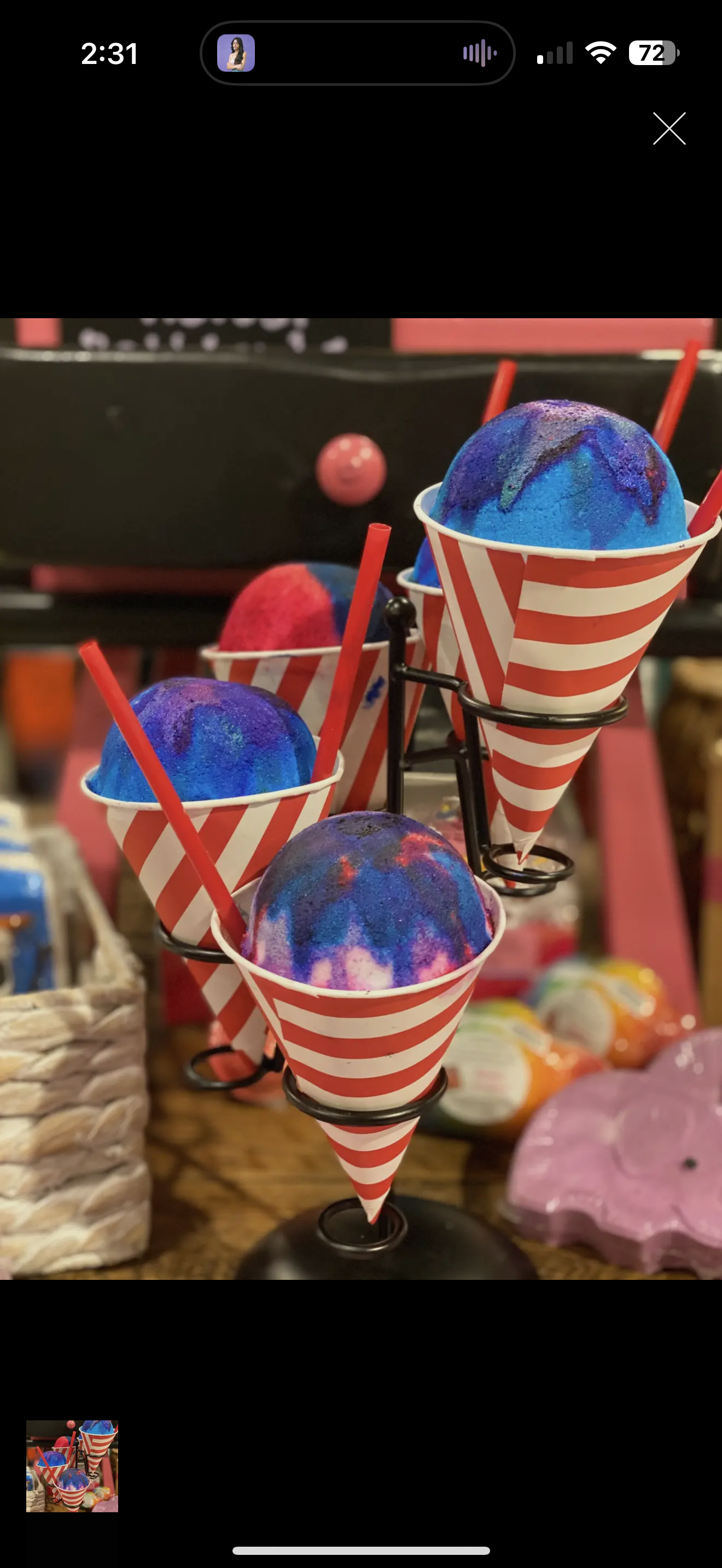 Snocone Bath Bomb