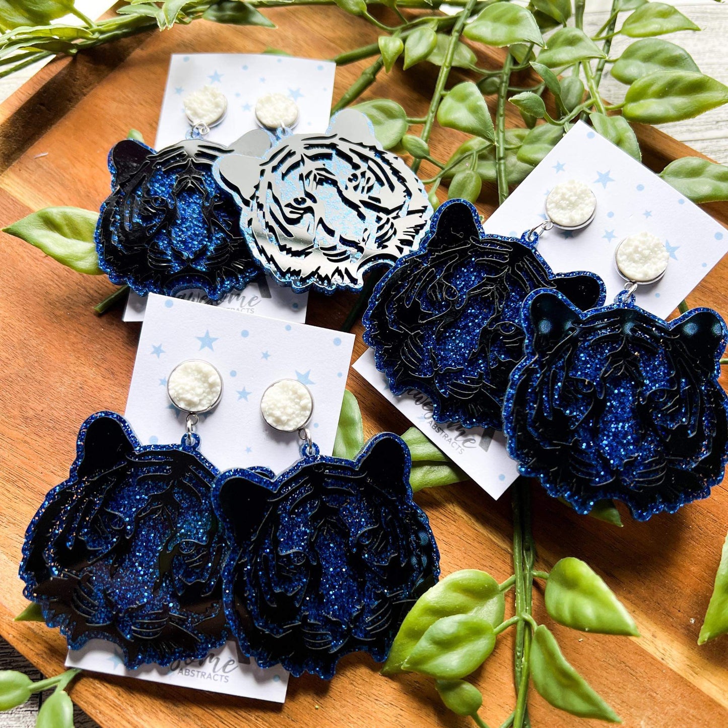 Tigers Acrylic Earrings