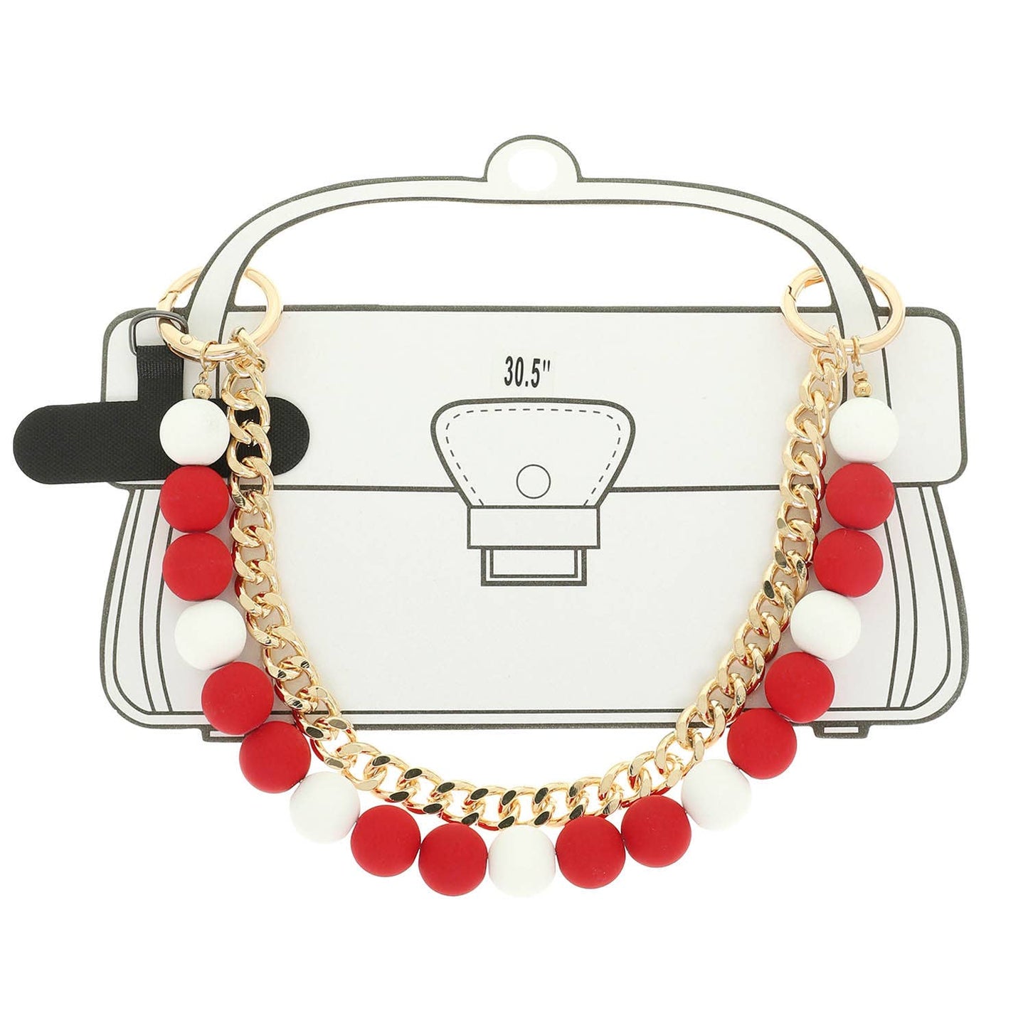 Gameday Team Colorway Dual-Strand Bag Charm