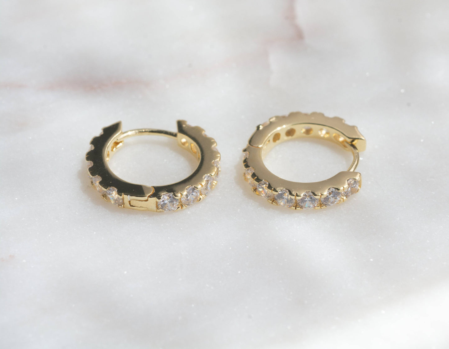 Studded Hoop Earrings