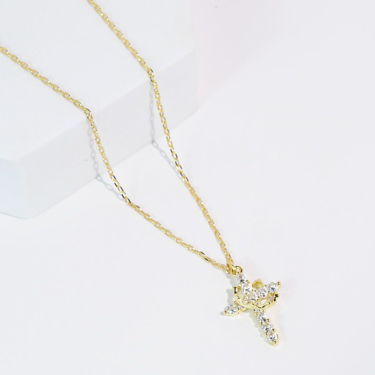 Royal Faith Cross Necklace