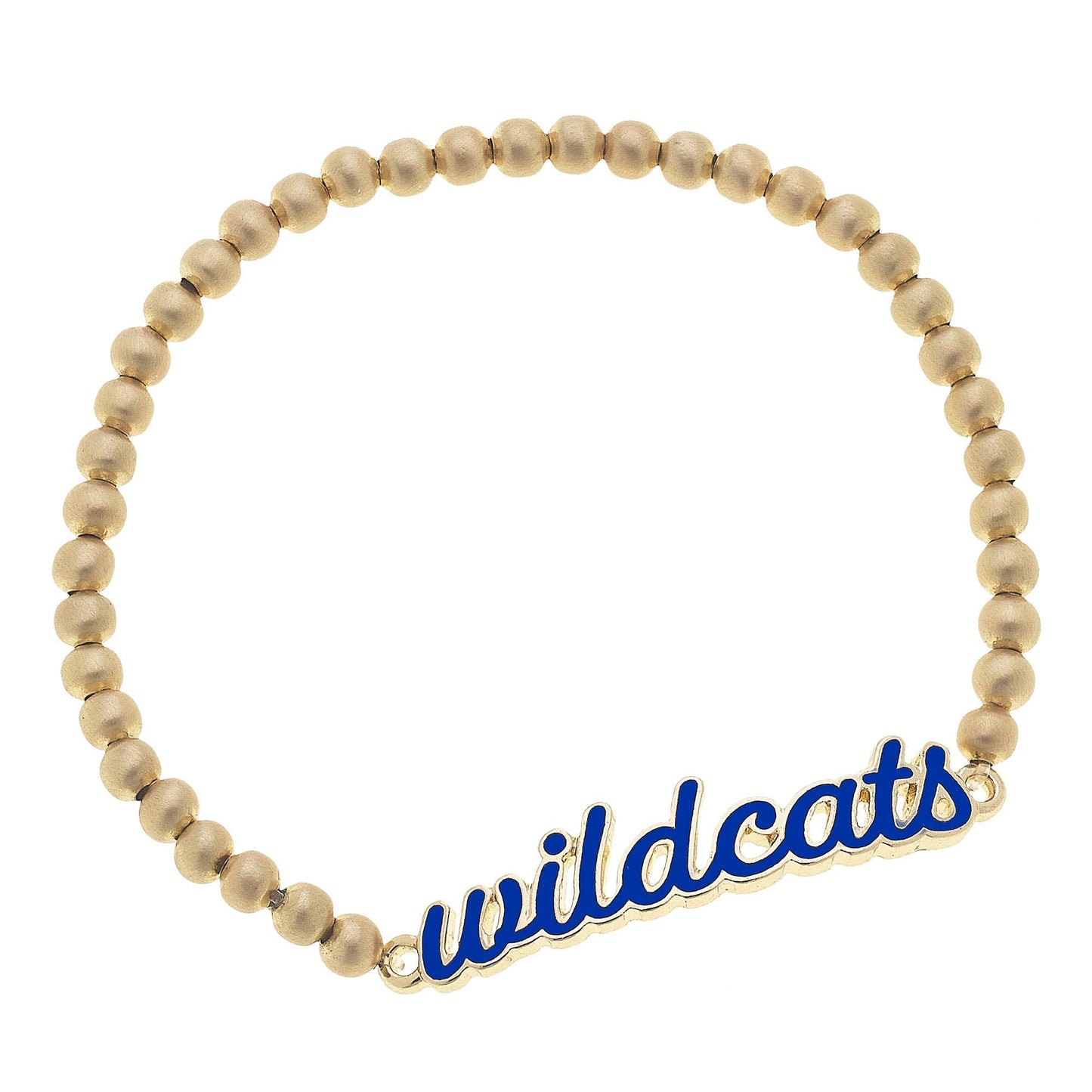 Kentucky Wildcats Enamel Script Stretch Bracelet in Blue