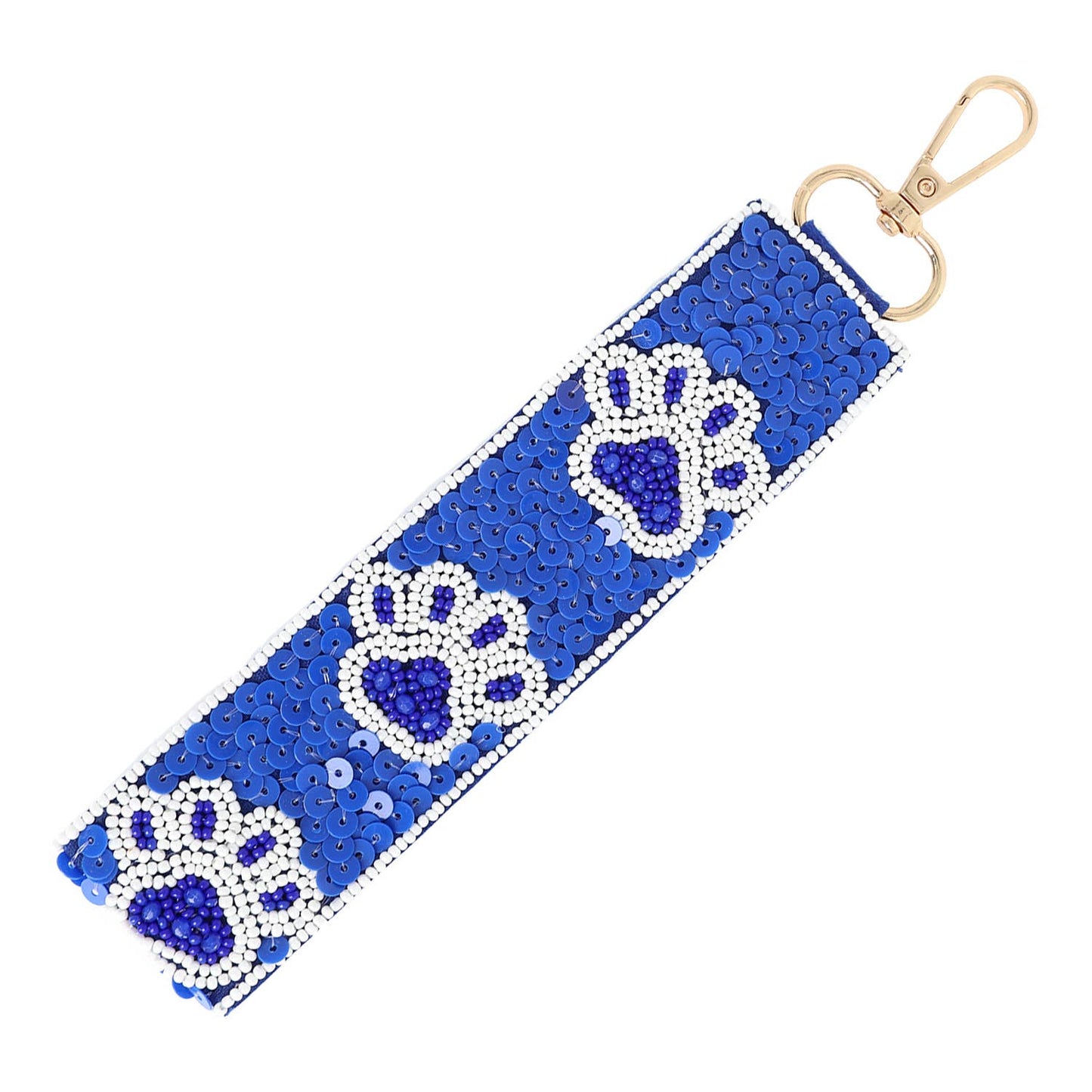 Beaded Paw Key Chain