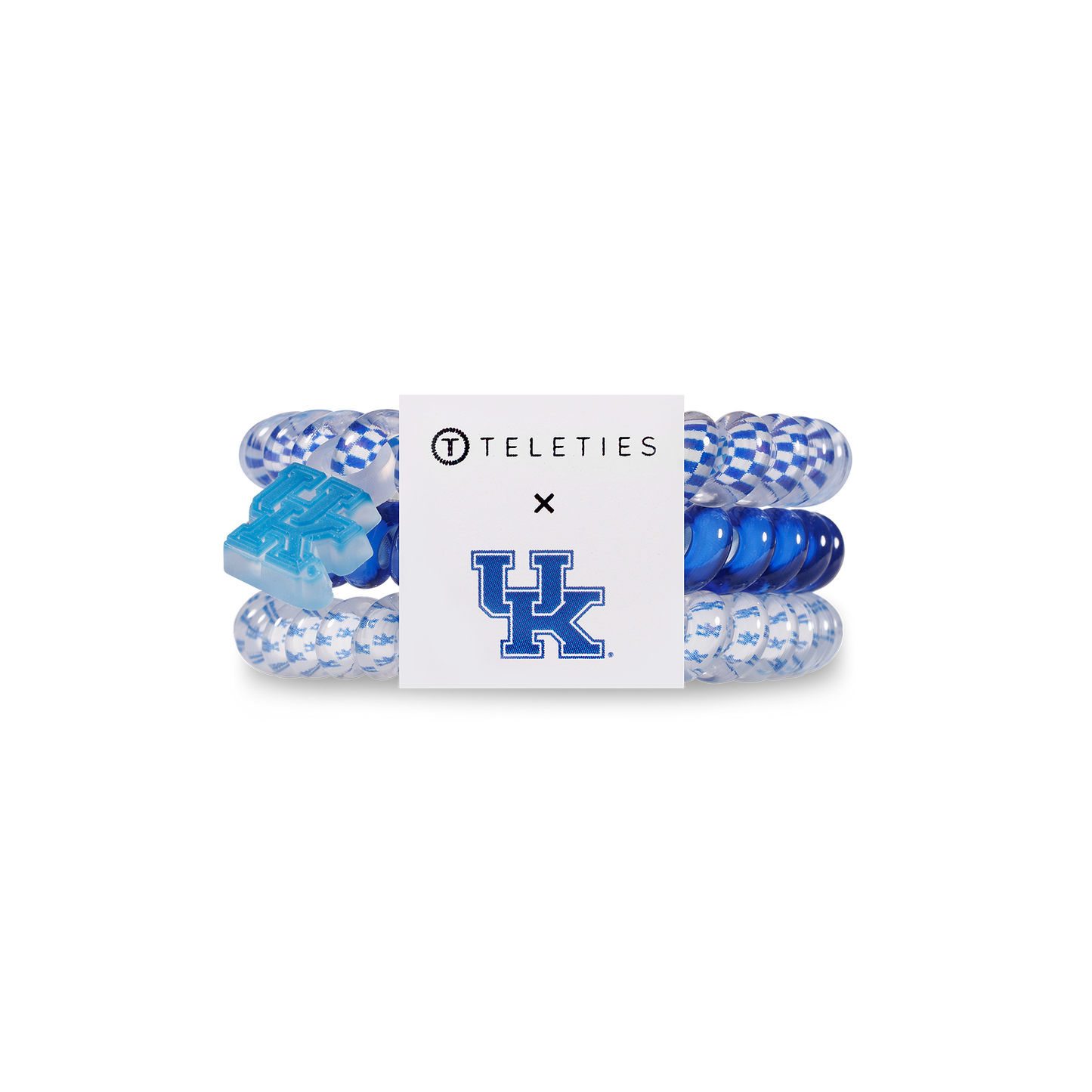 University of Kentucky - Small Hair Coils, Hair Ties, 3-pack