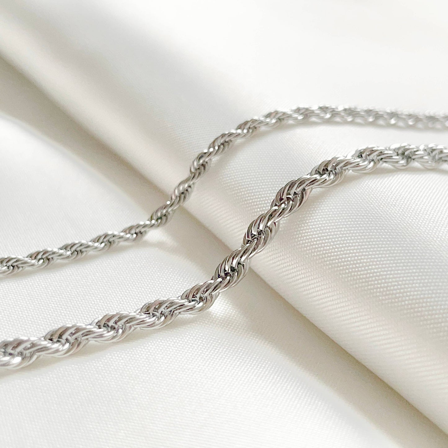 Rope Chain Necklace - Waterproof Twisted Chain Necklace