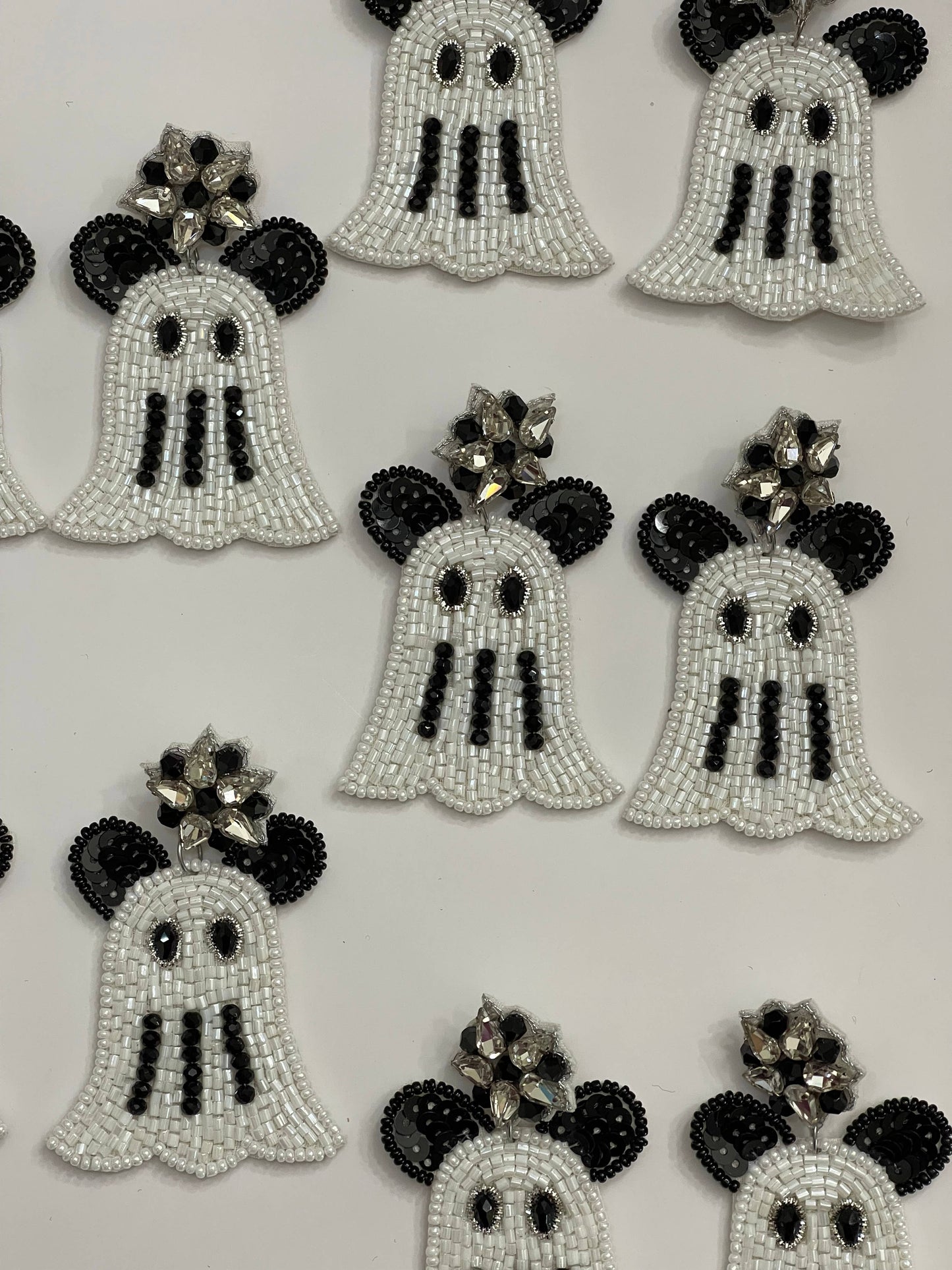 Not So Scary Ghost Mouse Earrings