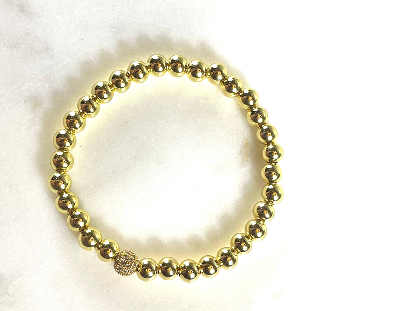 Pave Ball Bracelet