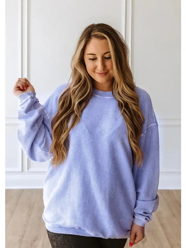 Essential Luxe Corded Crew