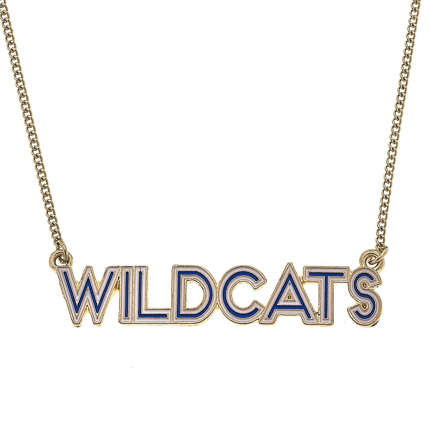Kentucky Wildcats Outline Enamel Necklace
