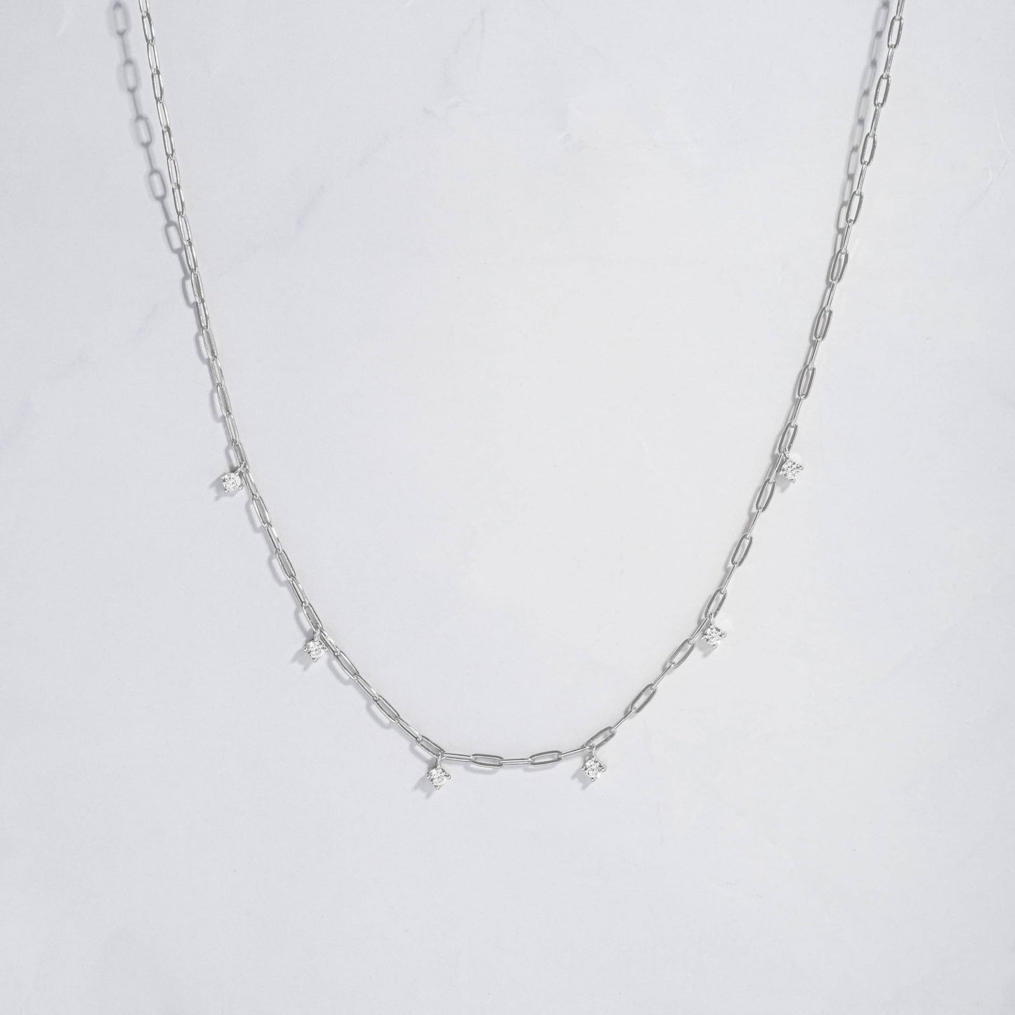 Paperclip Charm Necklace