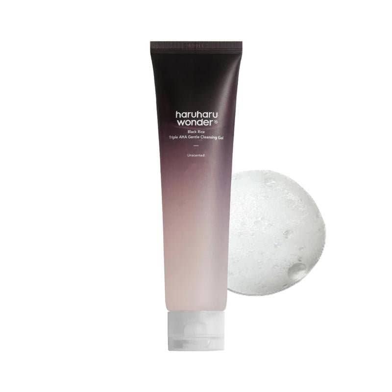 HaruHaru Wonder Black Rice Triple AHA Gentle Cleansing Gel Unscented