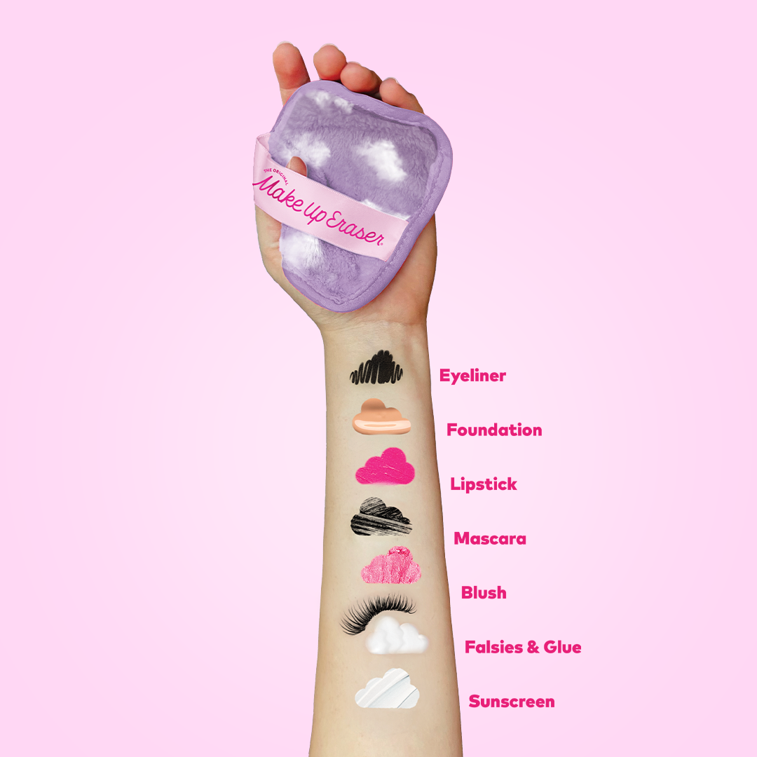 Cloud 9 MakeUp Eraser 7-Day Set & Cosmetic Bag