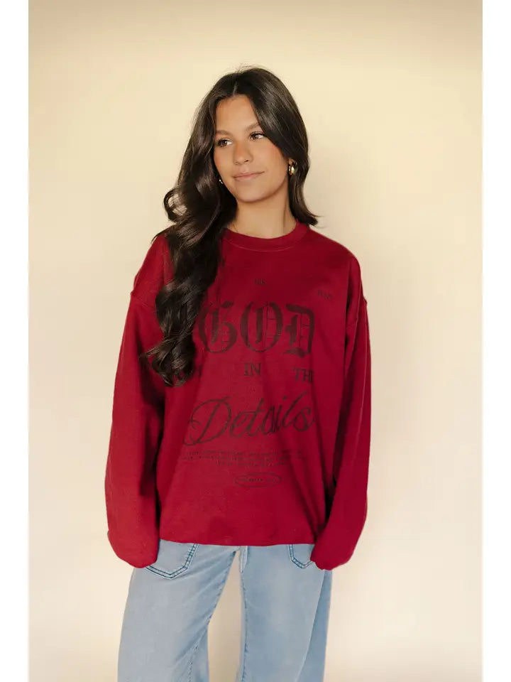 Trust His Plan, God Is in the Details Crewneck