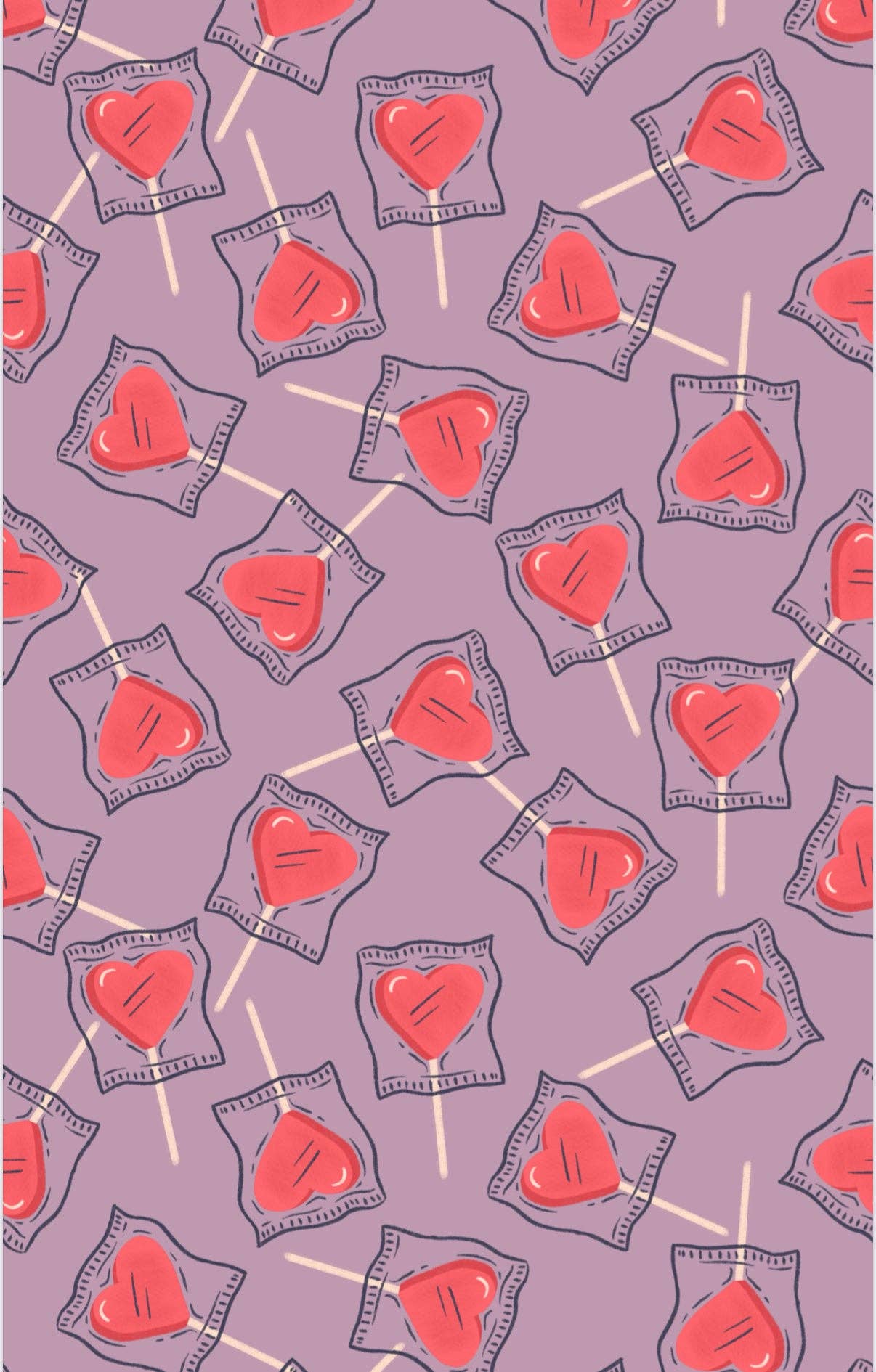 I’m A Sucker For You: Double-Sided Hand Towel