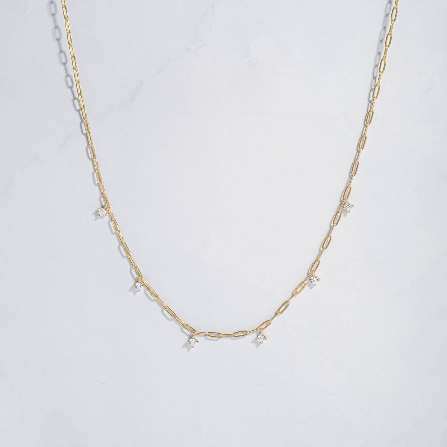 Paperclip Charm Necklace