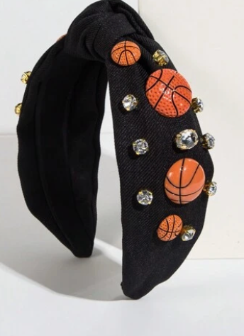 Basketball Rhinestone Headbands