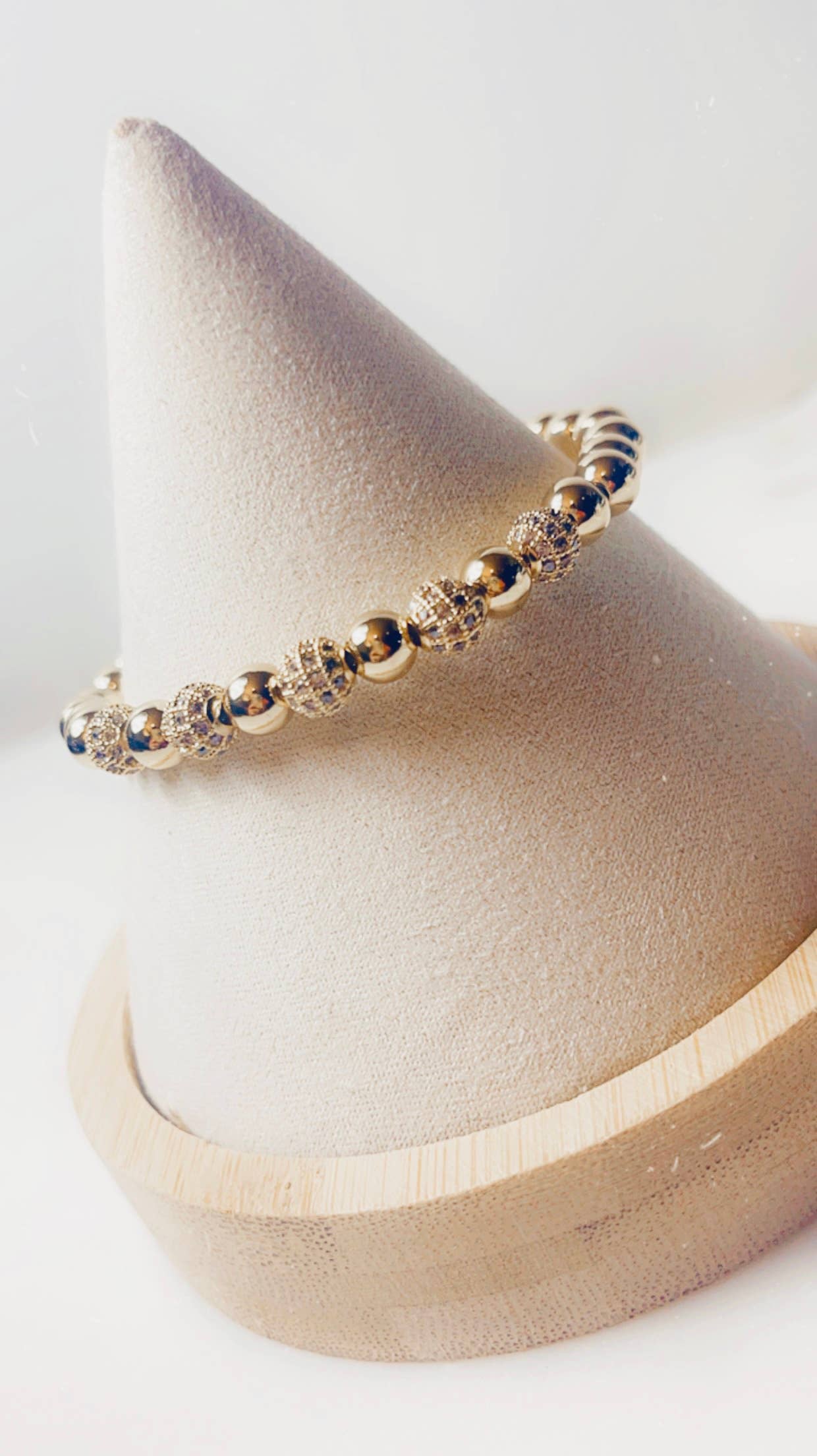 Gold & Pave Bracelet