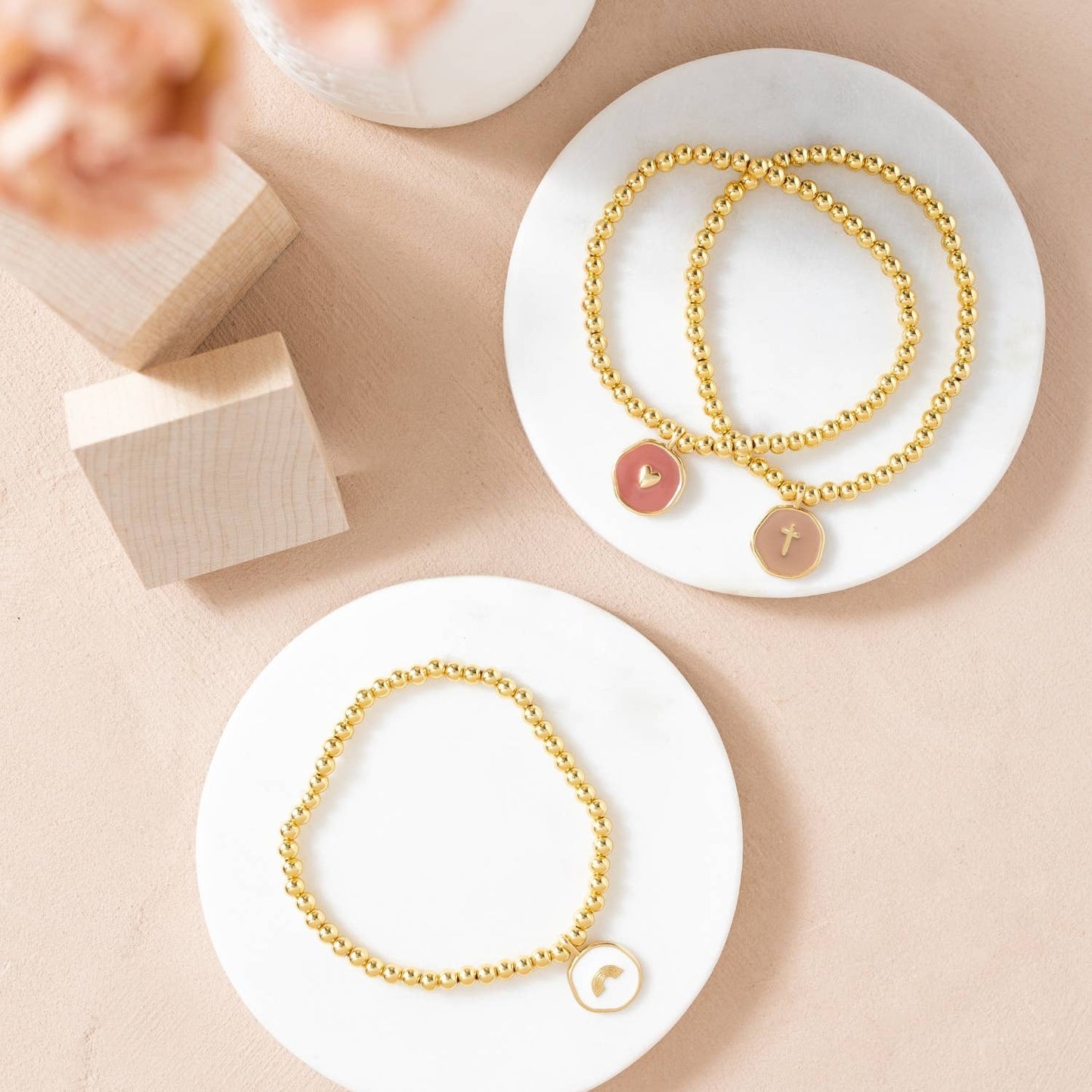 Tiny Cross Bracelet