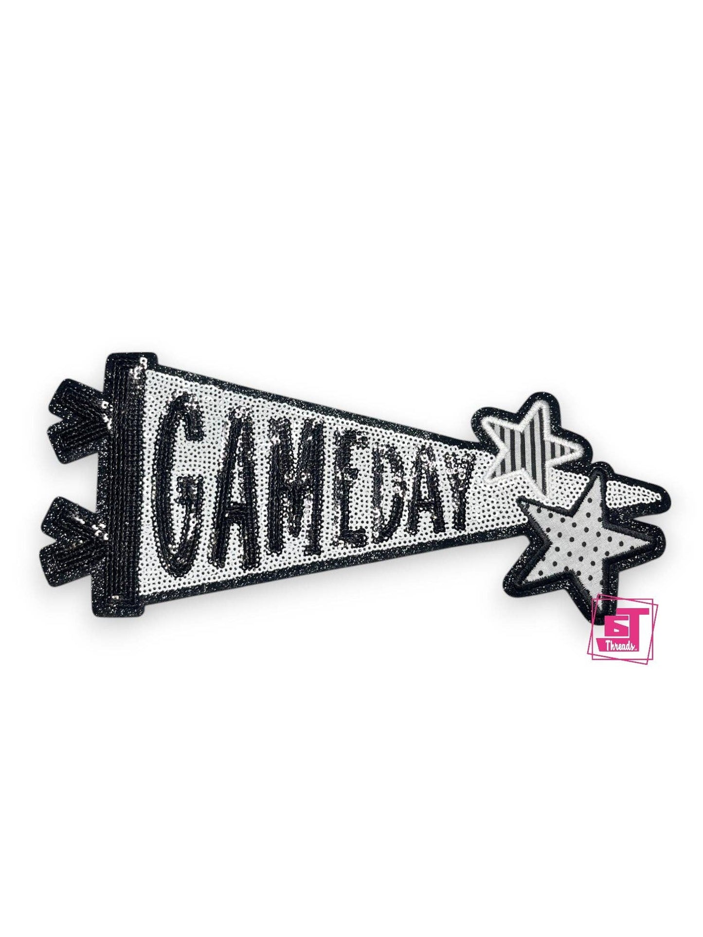 Sequin Game Day Pennant....Patches Only