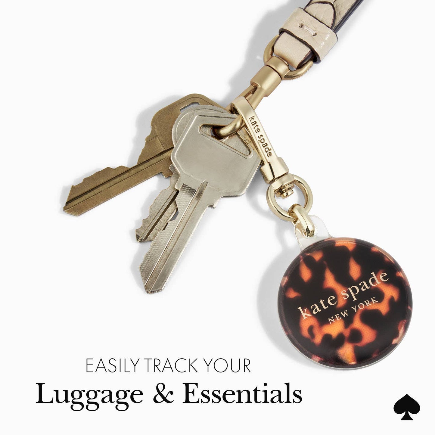 Kate spade new york AirTag Case Tortoiseshell