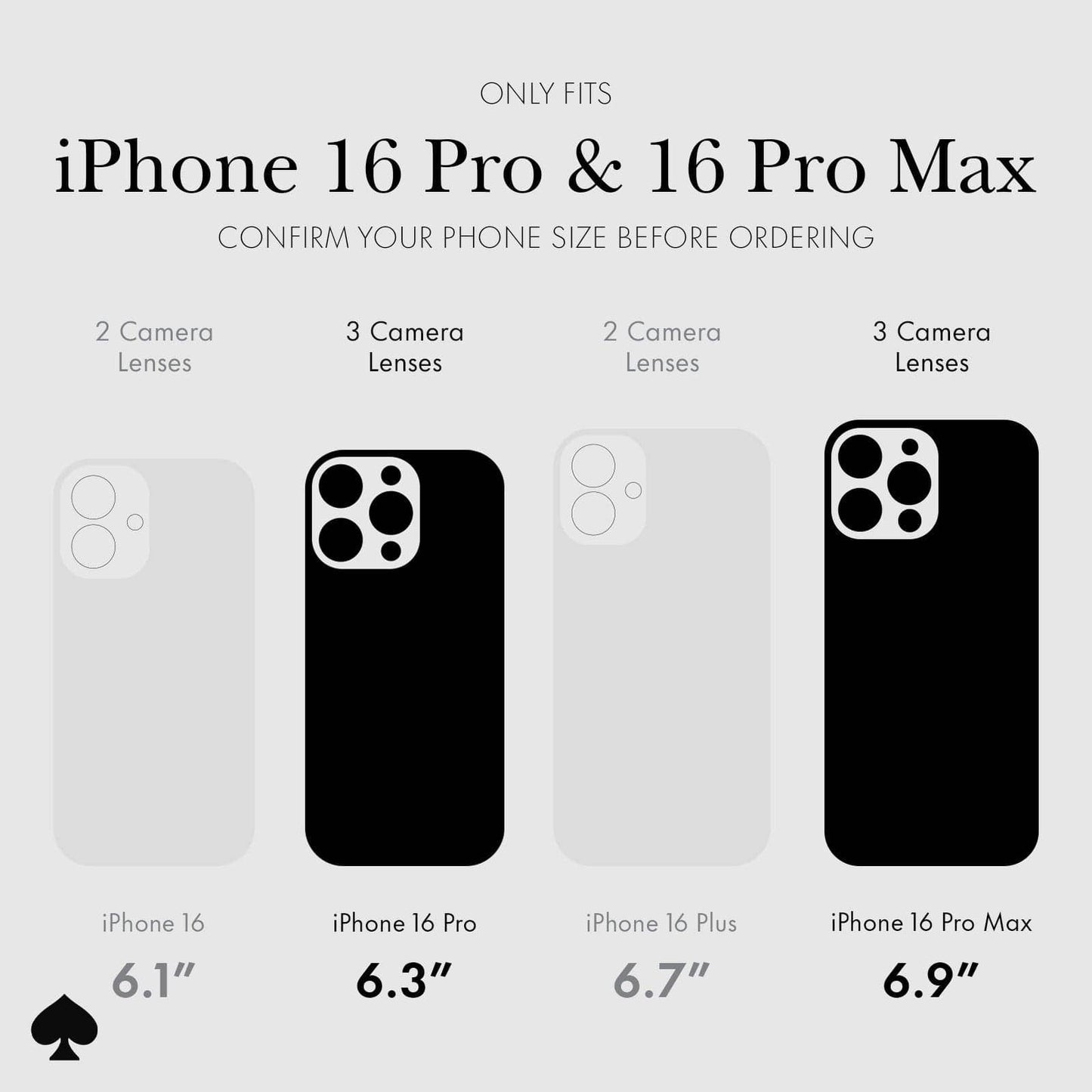 Kate spade new york iPhone 16 Pro/Pro Max Lens Set in Stone