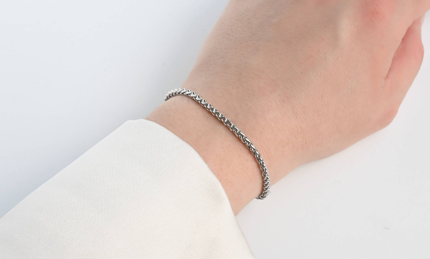 Stainless Steel Bold Bracelets - Chunky Gold Silver Bracelet