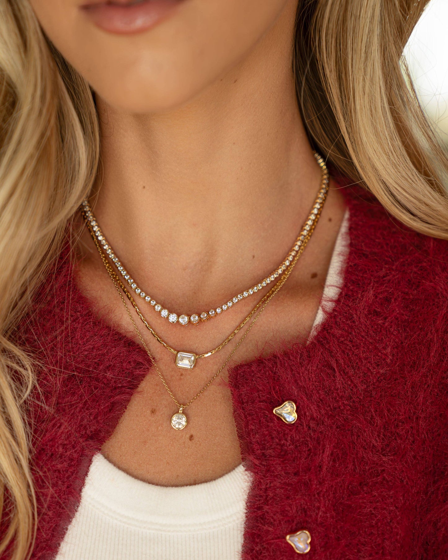 Round Bezel Necklace