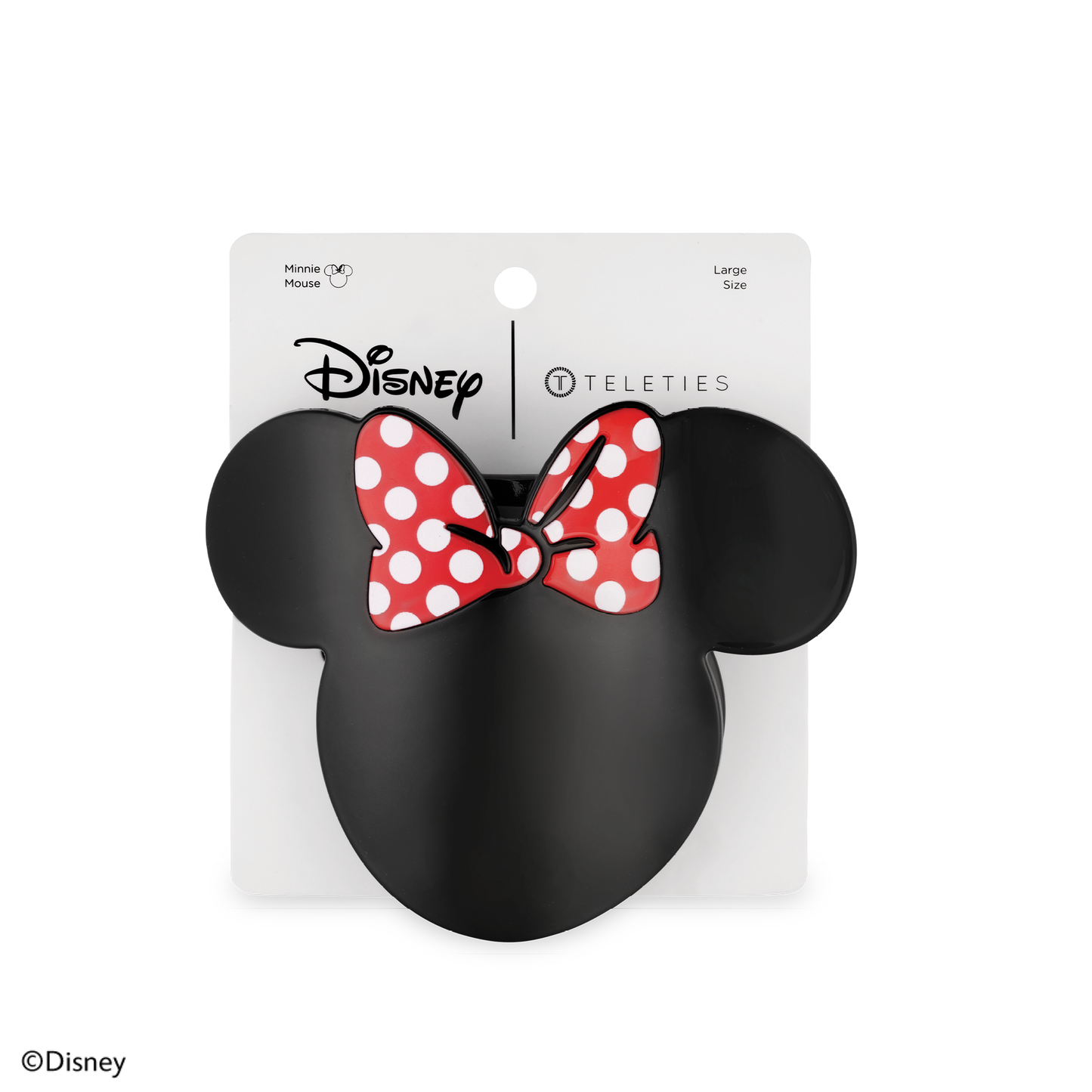 Disney: Minnie Mouse Shaped | Large |  Flat Hair Clip