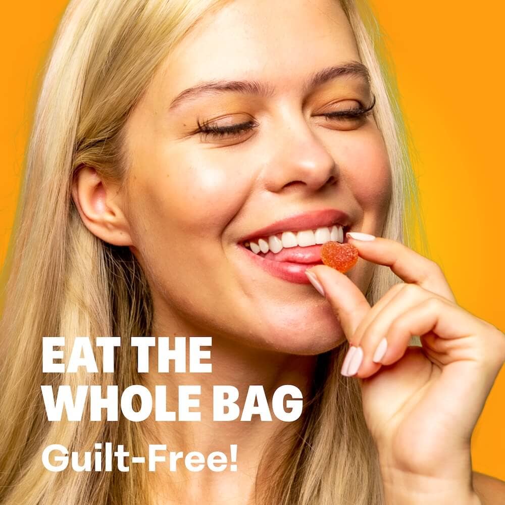 OMG Sour Peach Low Sugar Gummies 1.8oz – 6ct
