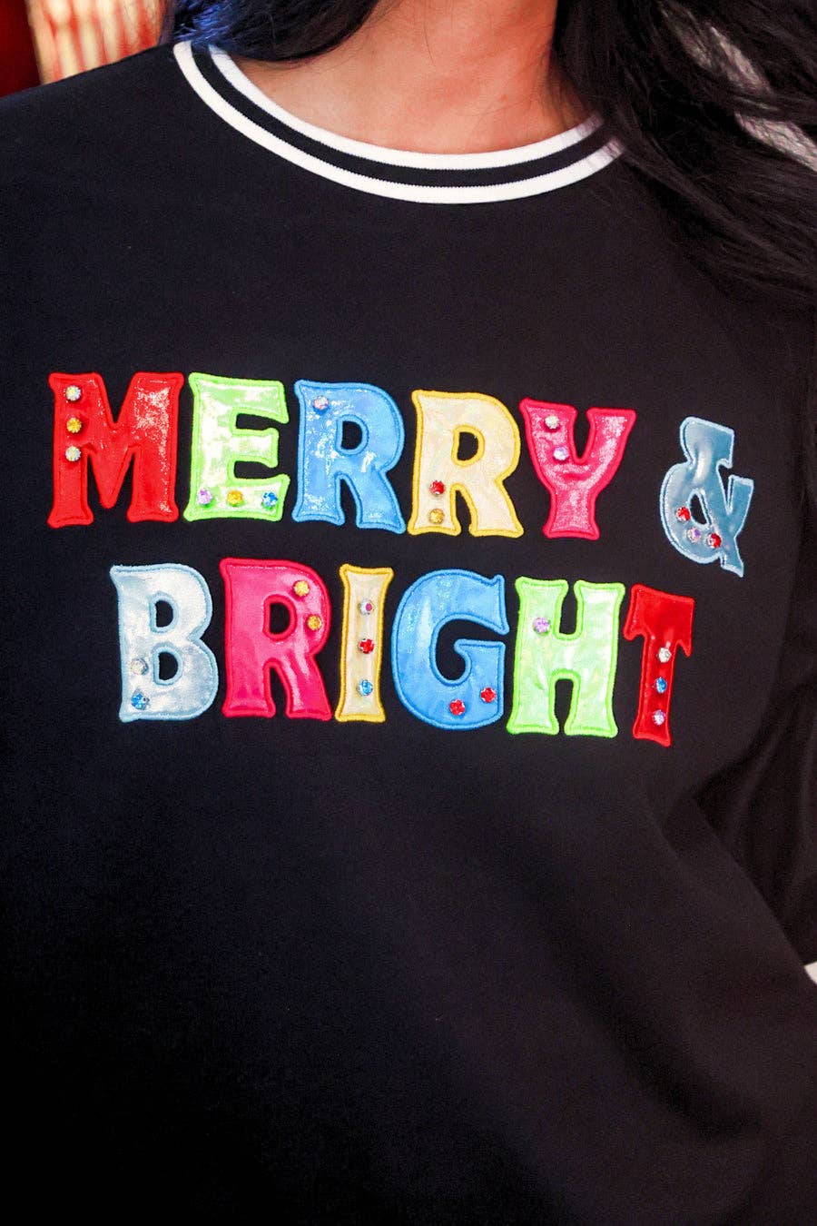 Merry & Bright Foil Pullover