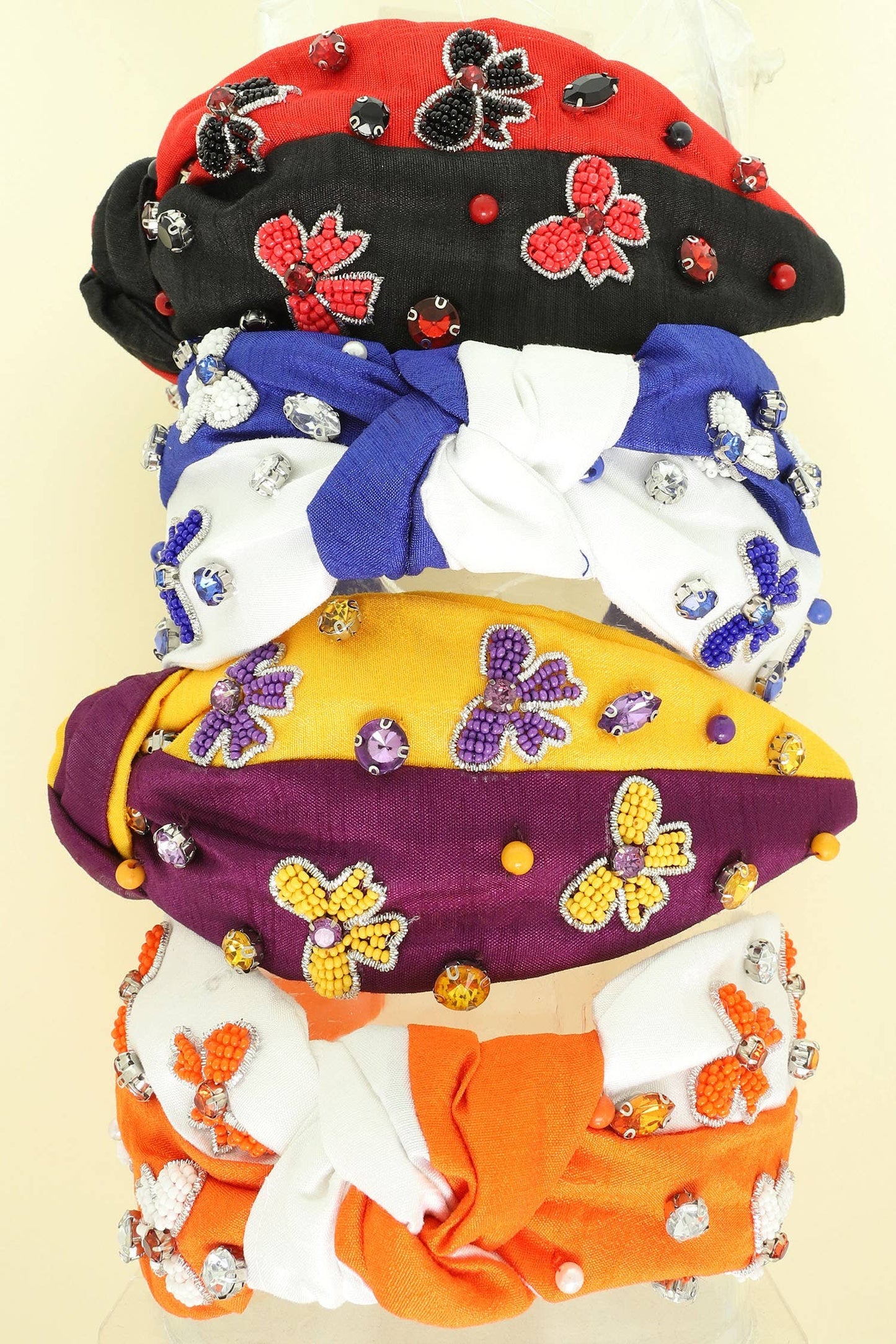 Game Day Bow Top Knotted Headband H18365