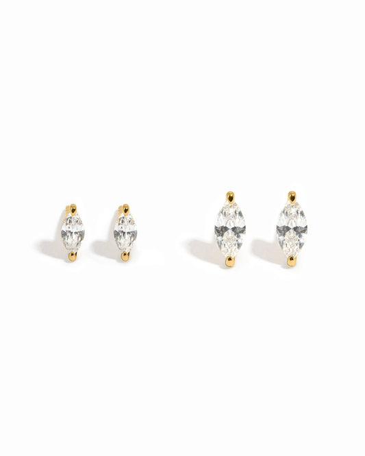 Marquise Studs (Multiple Sizes Available)