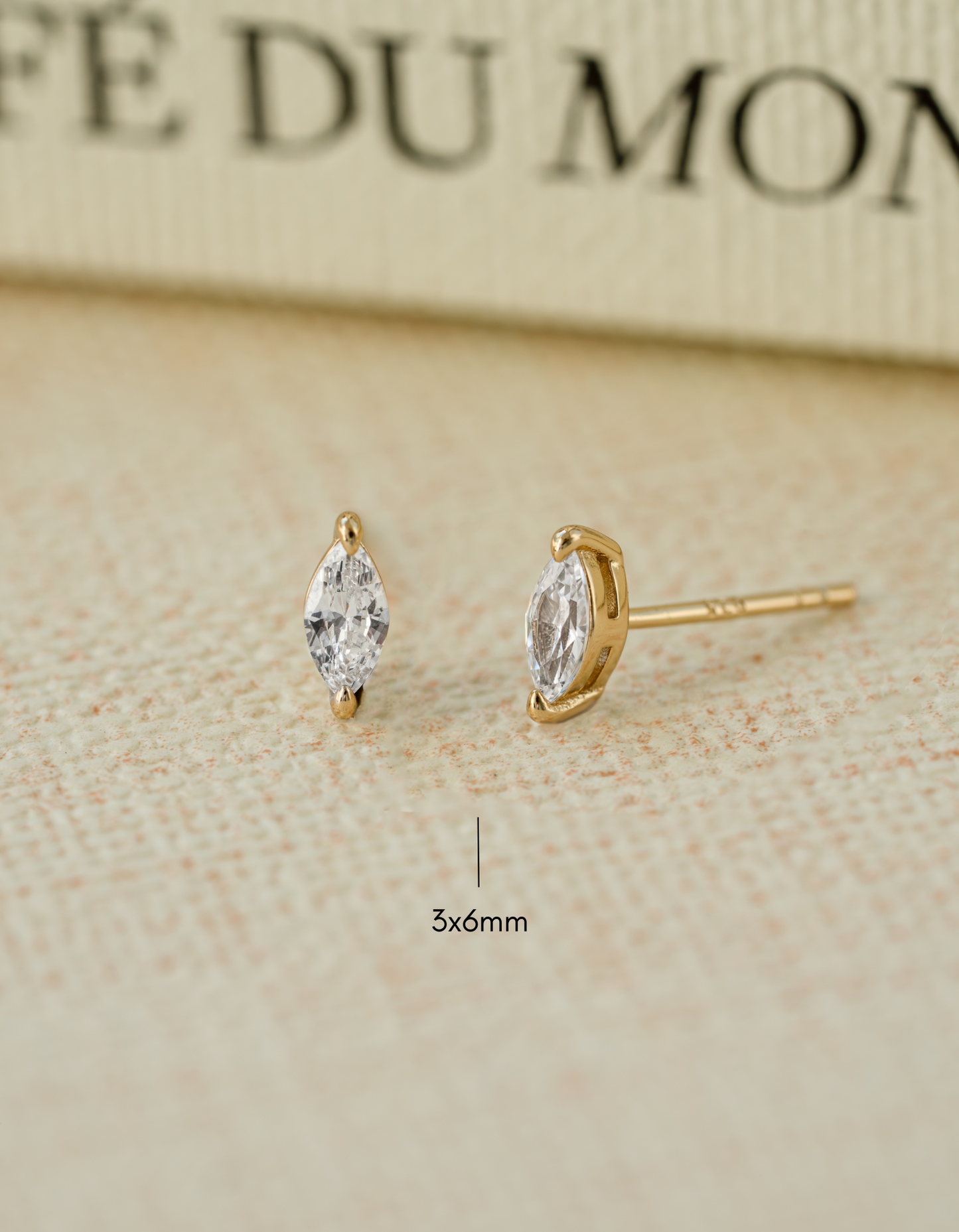 Marquise Studs (Multiple Sizes Available)