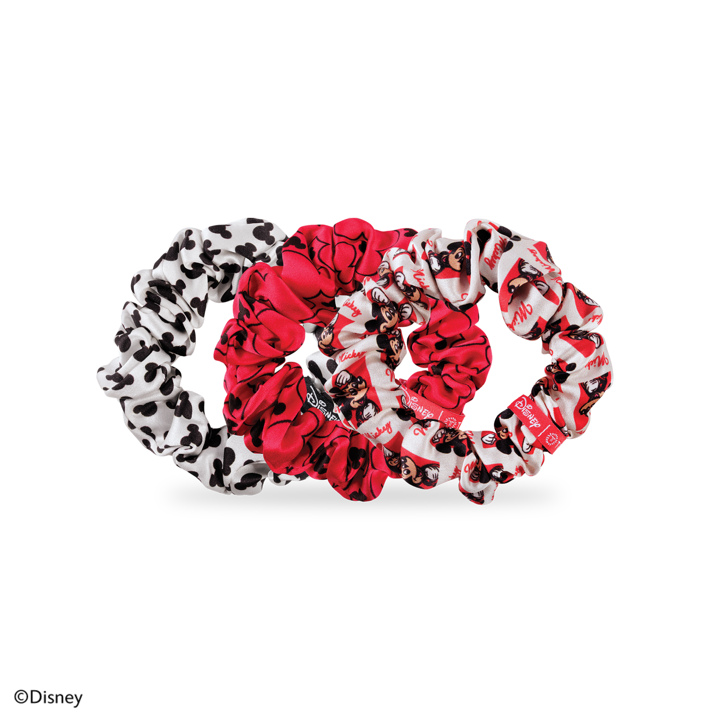 Mickey Mouse Large Silk Scrunchies