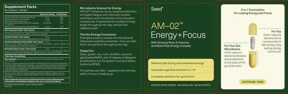 AM-02 ™ Energy + Focus | Seed