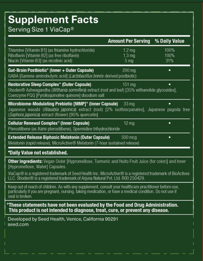 PM-02™ Sleep + Restore | Seed