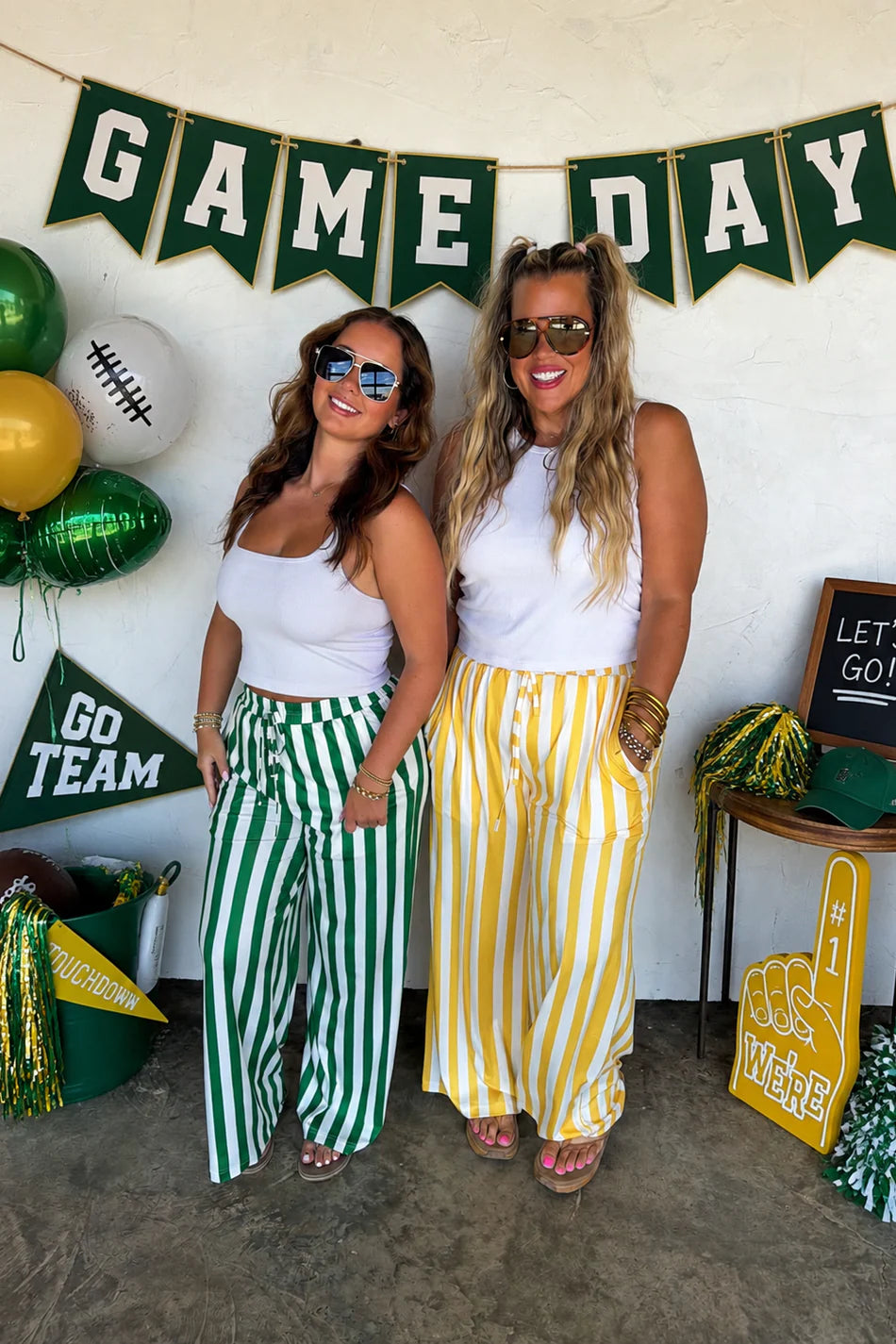 PREORDER- GAME DAY HADDIE WIDE LEG PANTS