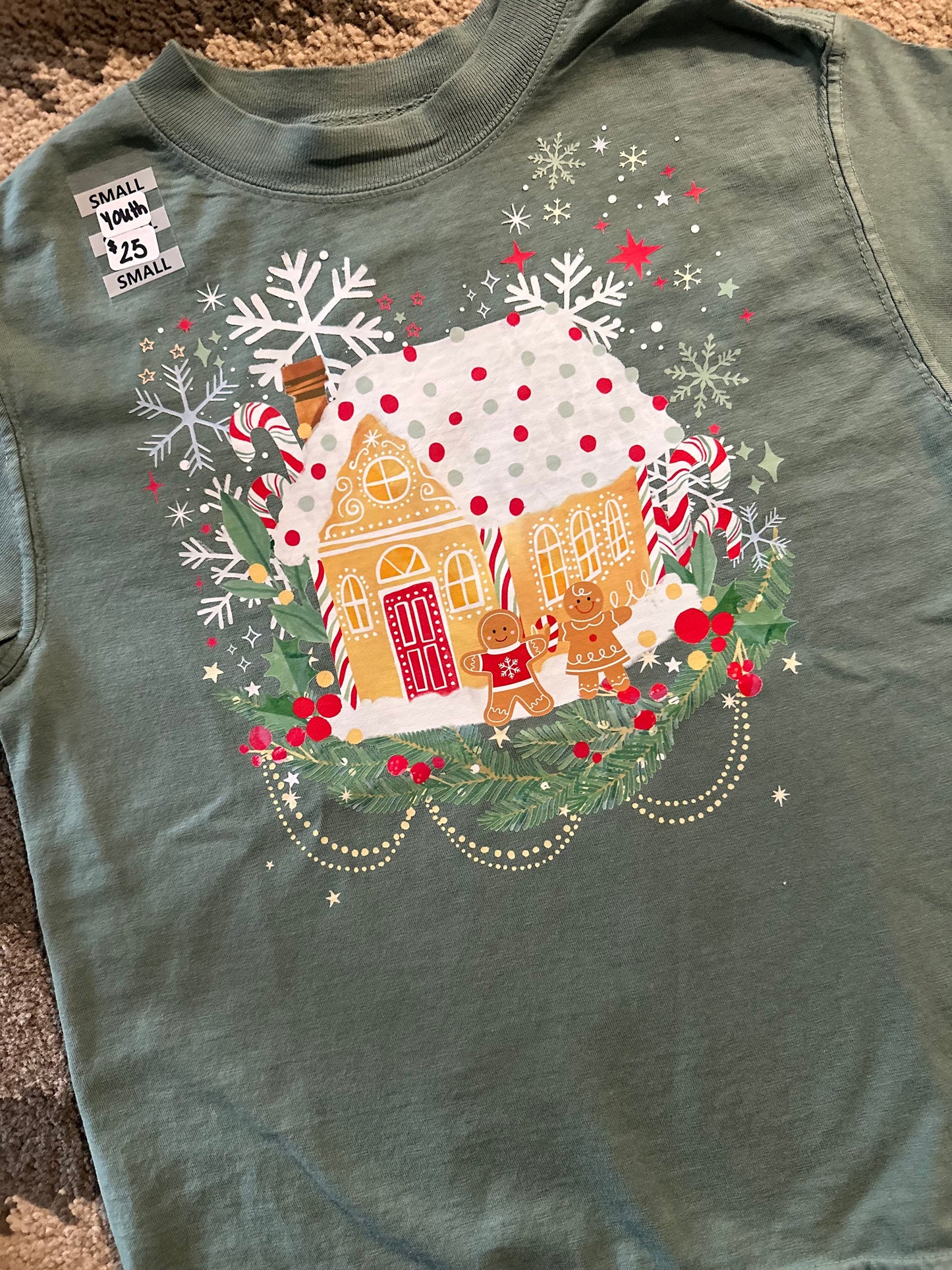 Festive Gingerbread House Tee