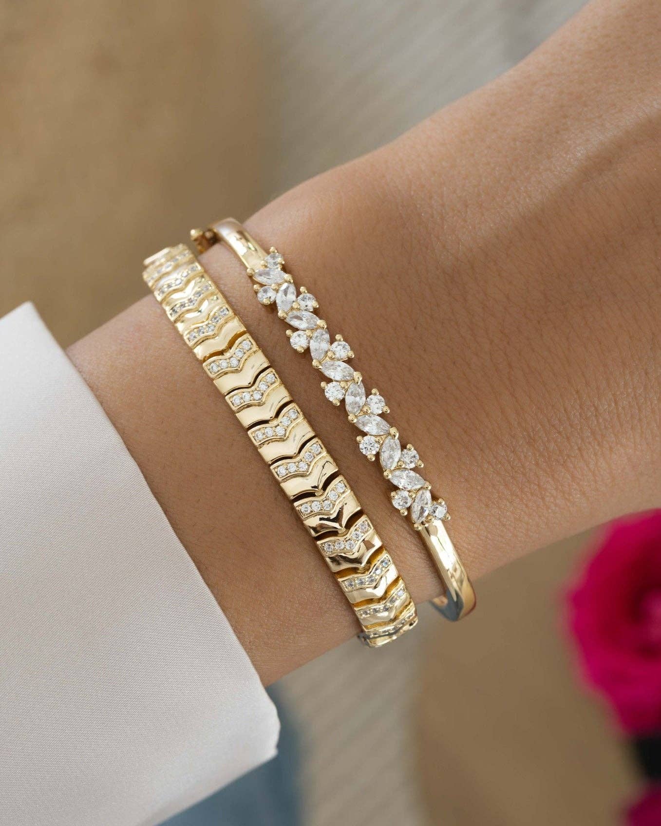 Chevron Chain Bracelet