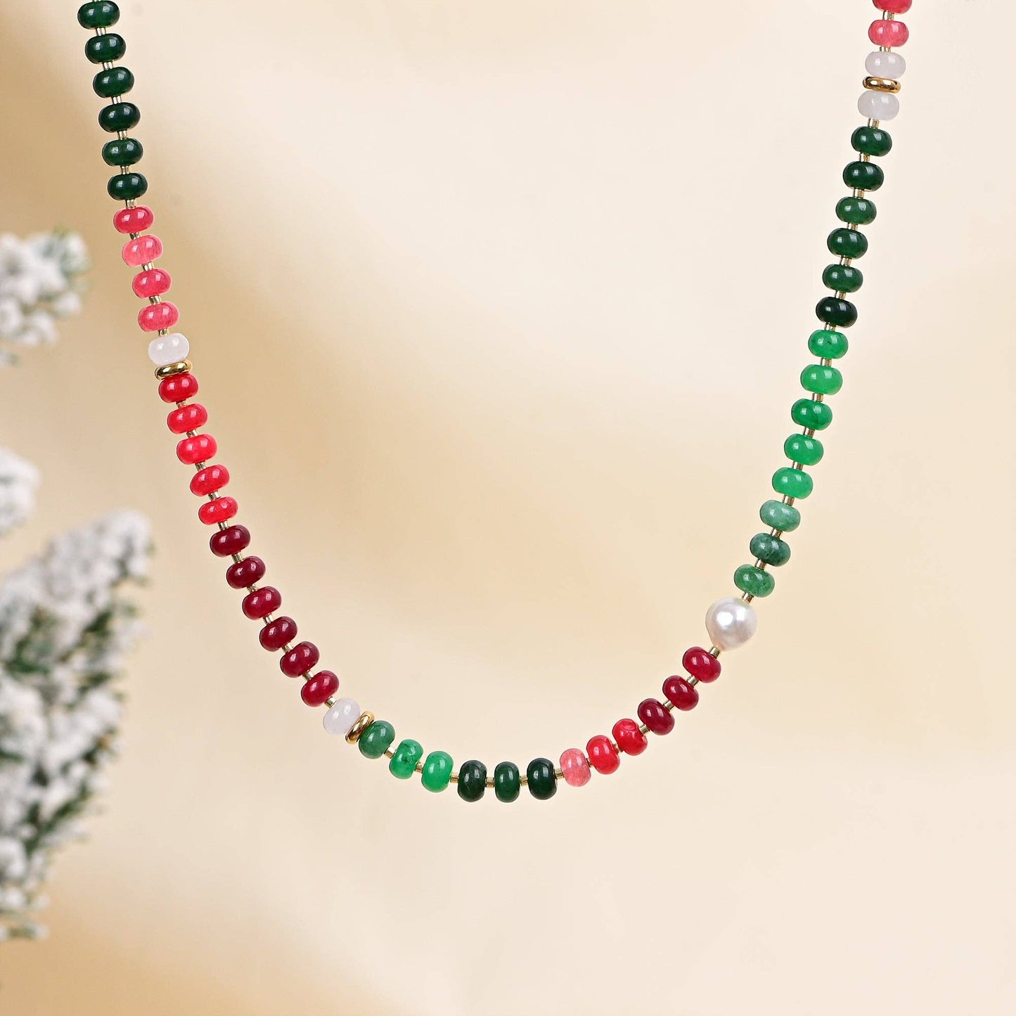 Evergreen Christmas Magic Necklace