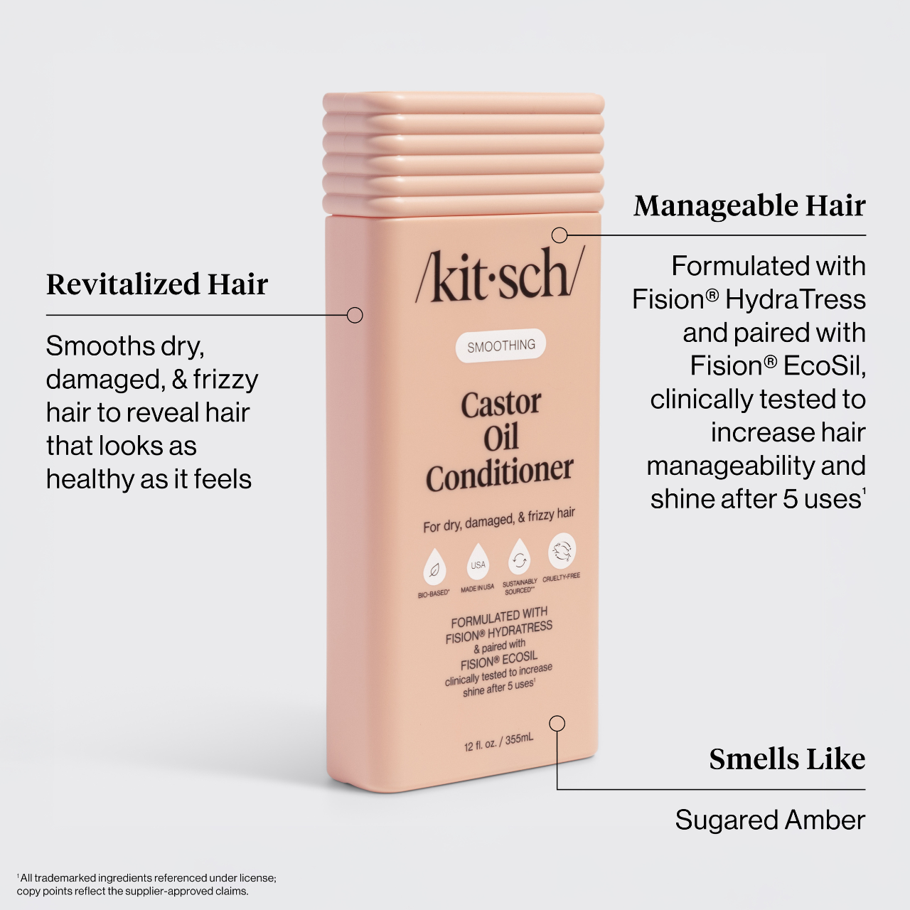Smoothing Castor Oil Shampoo & Conditioner Combo