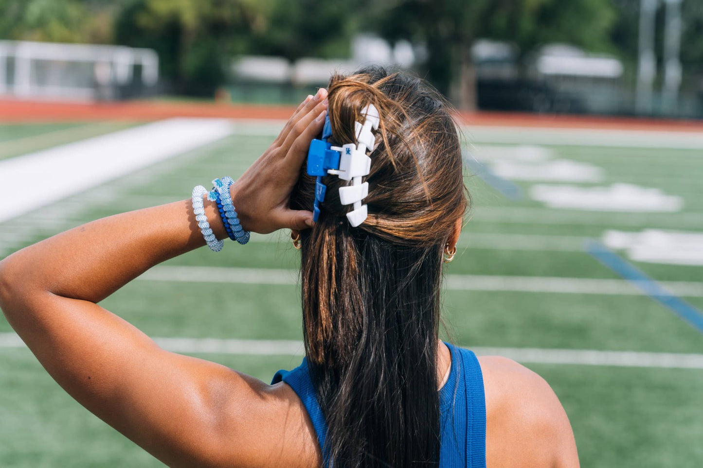 University of Kentucky - Large Spiral Hair Coils, Hair Ties