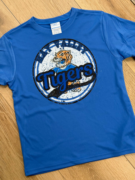Vintage Circle Mascot Performance Tee
