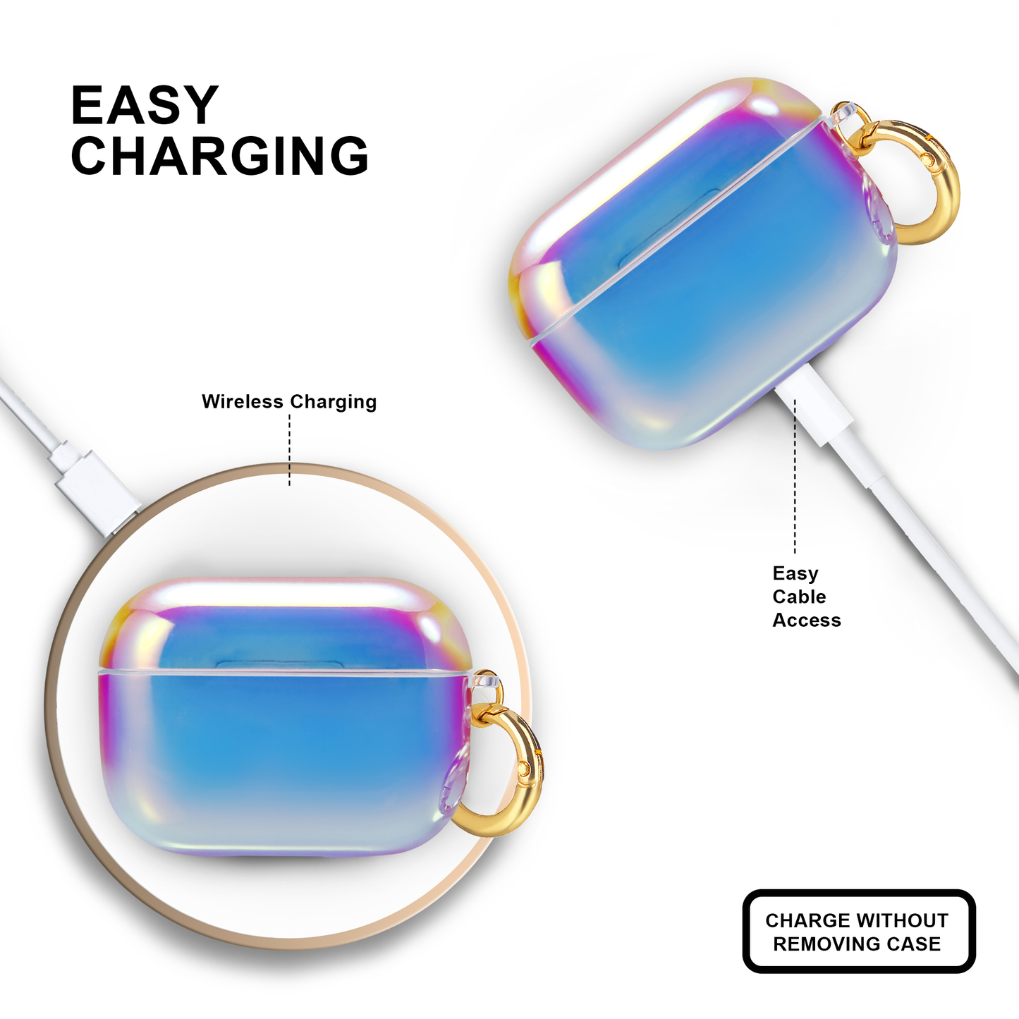AirPods Pro Case - Aura (Pure Holographic)