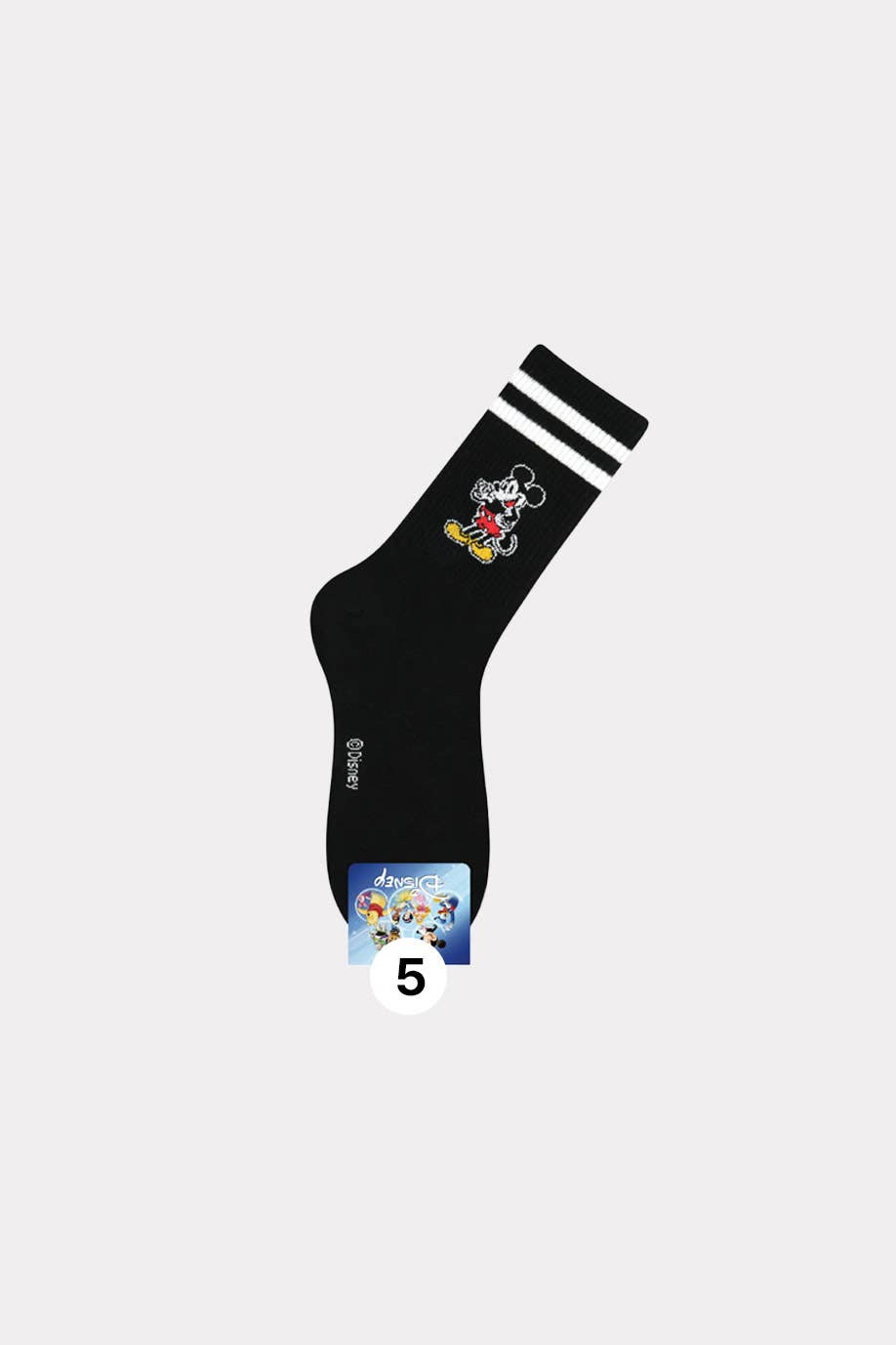 Disney Licensed Mickey Mouse Character Crew Socks