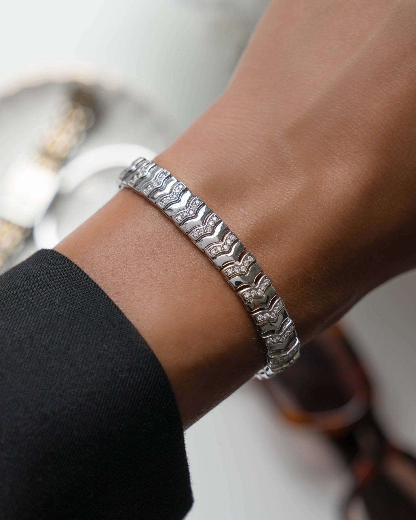 Chevron Chain Bracelet