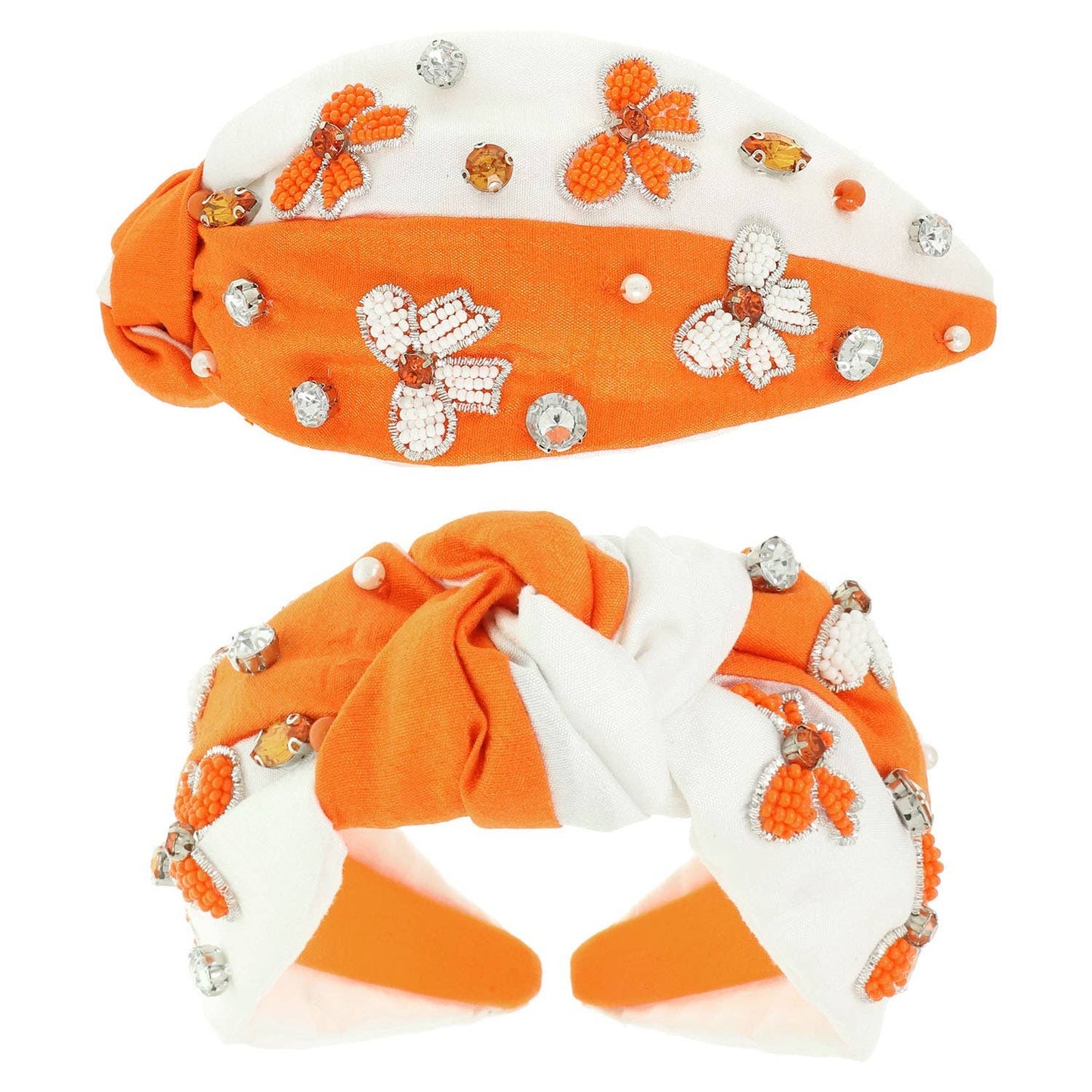 Game Day Bow Top Knotted Headband H18365